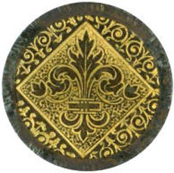 22-1.2.2  Fleur-de-lis - steel with gilt DF